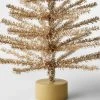 24" Unlit Tinsel Artificial Christmas Tree Champagne Gold - Wondershop™