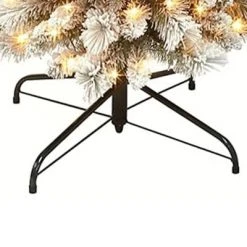 Primo International Puleo International Prelit Flocked Snowy Pencil Tree with Metal Stand 9 Primo International Puleo International Prelit Flocked Snowy Pencil Tree with Metal Stand -Christmas Trees Sales Store unnamed file 8459