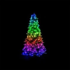 Twinkly 7.5 Foot Bluetooth Smart App Controlled 30,000 Hour 400 RGB + White LED Pre Lit Christmas Tree with Google Assistant and Alexa Compatibility -Christmas Trees Sales Store unnamed file 8467