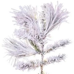 Vickerman Flocked Atka Slim Half Artificial Christmas Tree -Christmas Trees Sales Store unnamed file 8489