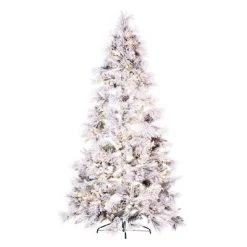 Vickerman Flocked Atka Slim Half Artificial Christmas Tree -Christmas Trees Sales Store unnamed file 8492