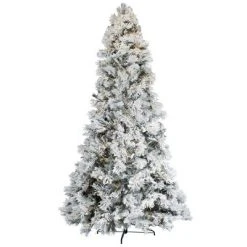 Vickerman Flocked Atka Slim Half Artificial Christmas Tree -Christmas Trees Sales Store unnamed file 8493