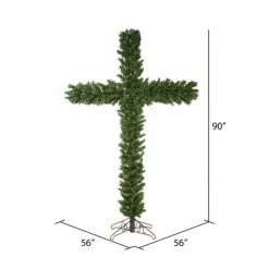 Vickerman Christmas Crosses Artificial Unique Tree