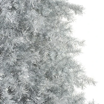 Treetopia Tinkerbell Silver 7 Foot Artificial Hinged Slim Pre Lit Christmas Tree with 600 LED Lights, Premium Stand, and On/Off Foot Pedal 4 Treetopia Tinkerbell Silver 7 Foot Artificial Hinged Slim Pre Lit Christmas Tree with 600 LED Lights, Premium Stand, and On/Off Foot Pedal - Image 4