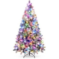 Best Choice Products Pre-Lit Holiday Christmas Pine Tree w/ Flocked Branches, Warm-White & Multicolored Lights 13 Best Choice Products Pre-Lit Holiday Christmas Pine Tree w/ Flocked Branches, Warm-White & Multicolored Lights -Christmas Trees Sales Store unnamed file 8509