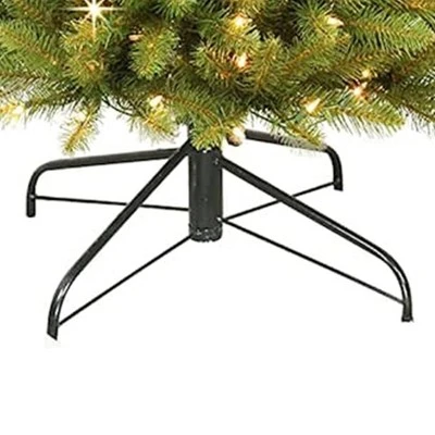 Primo International Puleo International 6.5 Foot Fraser Fir Prelit Artificial Slim Christmas Tree with 350 UL Listed Clear Lights, 1125 Branch Tips & Metal Stand, Green 3 Primo International Puleo International 6.5 Foot Fraser Fir Prelit Artificial Slim Christmas Tree with 350 UL Listed Clear Lights, 1125 Branch Tips & Metal Stand, Green - Image 3