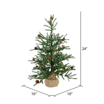 Vickerman Carmel Pine Artificial Christmas Tabletop Tree 3 Vickerman Carmel Pine Artificial Christmas Tabletop Tree - Image 3