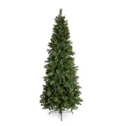 Home Heritage Cashmere Quick Set 12 Foot Artificial Holiday Tree Prelit with 800 White & Color LED Lights, 2903 PVC Foliage Tips, and Metal Stand -Christmas Trees Sales Store unnamed file 8531