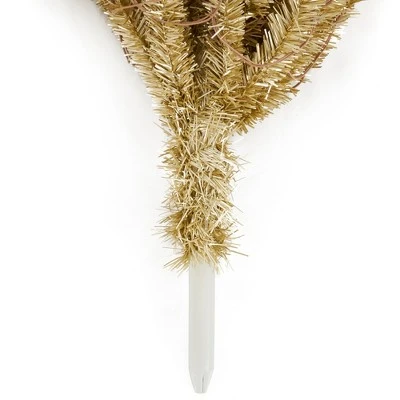 Evergreen Classics Home Heritage 7 Foot Prelit Artificial Pencil Christmas Holiday Tree with White LED Lights, Folding Metal Stand and Easy Assembly 2 Evergreen Classics Home Heritage 7 Foot Prelit Artificial Pencil Christmas Holiday Tree with White LED Lights, Folding Metal Stand and Easy Assembly - Image 2