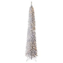 Evergreen Classics Home Heritage 7 Foot Prelit Artificial Pencil Christmas Holiday Tree with White LED Lights, Folding Metal Stand and Easy Assembly 18 Evergreen Classics Home Heritage 7 Foot Prelit Artificial Pencil Christmas Holiday Tree with White LED Lights, Folding Metal Stand and Easy Assembly -Christmas Trees Sales Store unnamed file 8540