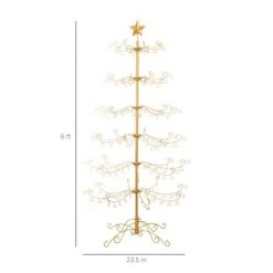 Best Choice Products Wrought Iron Ornament Display Christmas Tree w/ Easy Assembly, Stand -Christmas Trees Sales Store unnamed file 8555