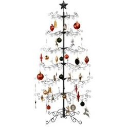 Best Choice Products Wrought Iron Ornament Display Christmas Tree w/ Easy Assembly, Stand -Christmas Trees Sales Store unnamed file 8557