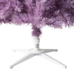 Treetopia Lively Lavender 7 Foot Artificial Hinged Slim Prelit Christmas Tree with Clear LED Lights, Premium Stand, and On/Off Foot Pedal 6 Treetopia Lively Lavender 7 Foot Artificial Hinged Slim Prelit Christmas Tree with Clear LED Lights, Premium Stand, and On/Off Foot Pedal -Christmas Trees Sales Store unnamed file 8572