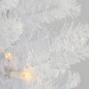 National Tree Company 6ft National Christmas Tree Company Pre-Lit White Iridescent Tinsel Artificial Christmas Tree with Metal Stand & 150 Clear Lights