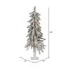 Vickerman Flocked Alpine Artificial Christmas Tree