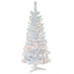 4ft Pre-lit Tinsel Artificial Christmas Tree Clear Lights - National Tree Company Pink -Christmas Trees Sales Store unnamed file 8615