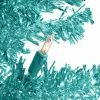 National Tree Company 4ft National Christmas Tree Company Turquoise Tinsel Artificial Christmas Tree 70ct Clear