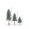 Vickerman Natural Bark Alpine Artificial Christmas Tree Set Unlit