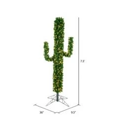 Vickerman Cactus Pine Artificial Unique Tree