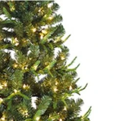 Kurt S. Adler Kurt Adler 7' Pre-Lit Sierra Green Tree PVC and PE Christmas Tree
