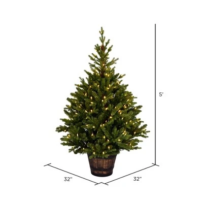Vickerman Reeder Pine Artificial Christmas Tree 1 Vickerman Reeder Pine Artificial Christmas Tree