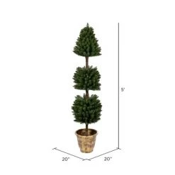 Vickerman Potted Tifton Potted Artificial Christmas Tree