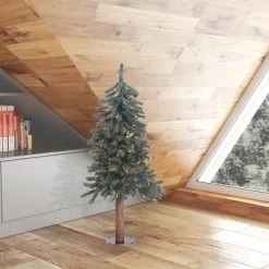 Vickerman Natural Bark Alpine Artificial Christmas Tree -Christmas Trees Sales Store unnamed file 8713