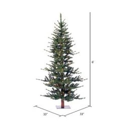 Vickerman Minnesota Pine Half Artificial Christmas Tree -Christmas Trees Sales Store unnamed file 8720
