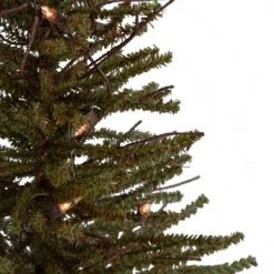 Northlight 2.5' Prelit Artificial Christmas Tree Warsaw Twig in Burlap Base - Clear Lights