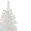 Northlight 4' Pre-Lit Slim White Artificial Tinsel Christmas Tree - Clear Lights