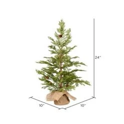 Vickerman Cedar Pinecone Artificial Christmas Tree
