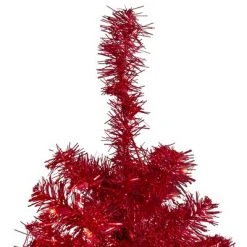 Northlight 4' Pre-Lit Slim Red Artificial Christmas Tree - Clear Lights 5 Northlight 4' Pre-Lit Slim Red Artificial Christmas Tree - Clear Lights -Christmas Trees Sales Store unnamed file 8787