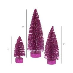 Vickerman Glitter Tree Set Tabletop Artificial Christmas Tree