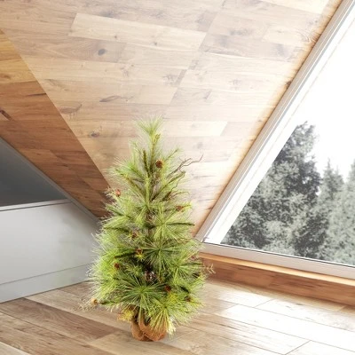 Vickerman Jasper Pine Series Artificial Christmas Tabletop Tree 2 Vickerman Jasper Pine Series Artificial Christmas Tabletop Tree - Image 2