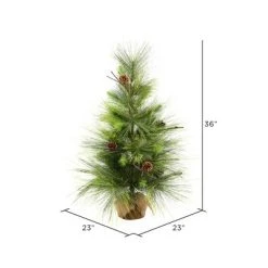 Vickerman Boulder Pine Series Artificial Christmas Tree