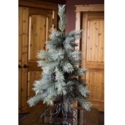 Vickerman Frosted Bellevue Pine Artificial Christmas Tree -Christmas Trees Sales Store unnamed file 8820