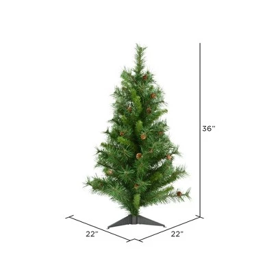 Vickerman Cheyenne Pine Artificial Tabletop Tree 2 Vickerman Cheyenne Pine Artificial Tabletop Tree - Image 2