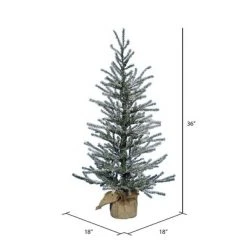 Vickerman Frosted Angel Pine Artificial Christmas Tabletop Tree