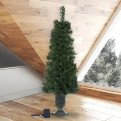 Vickerman 3' x 18" Solar Artificial Christmas Tree -Christmas Trees Sales Store unnamed file 8839