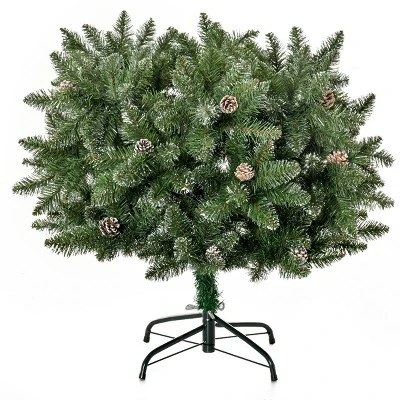 HOMCOM Artificial Snow Dipped Christmas Tree with Pinecones, Holiday Home Indoor Decoration with Foldable Feet 7 HOMCOM Artificial Snow Dipped Christmas Tree with Pinecones, Holiday Home Indoor Decoration with Foldable Feet - Image 7