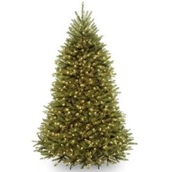 National Tree Company Pre-Lit Full Dunhill Fir Artificial Christmas Tree Clear Lights -Christmas Trees Sales Store unnamed file 885