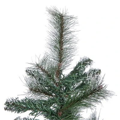 Vickerman Mix Snow Tipped Pine Artificial Christmas Tabletop Tree 1 Vickerman Mix Snow Tipped Pine Artificial Christmas Tabletop Tree