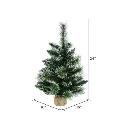 Vickerman Mix Snow Tipped Pine Artificial Christmas Tabletop Tree 5 Vickerman Mix Snow Tipped Pine Artificial Christmas Tabletop Tree - Image 5