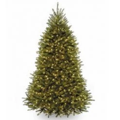 National Tree Company Pre-Lit Full Dunhill Fir Artificial Christmas Tree Clear Lights -Christmas Trees Sales Store unnamed file 886