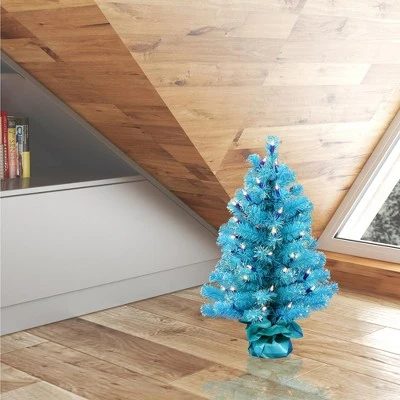 Vickerman 2' x 16" Tinsel Artificial Christmas Tree 4 Vickerman 2' x 16" Tinsel Artificial Christmas Tree - Image 4