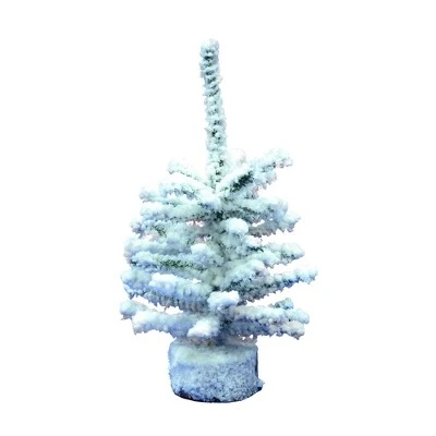 Vickerman Flocked Mini Pine Tabletop Artificial Christmas Tree 5 Vickerman Flocked Mini Pine Tabletop Artificial Christmas Tree - Image 5