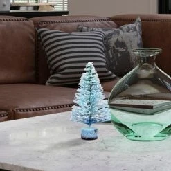 Vickerman Flocked Village Slim Tabletop Artificial Christmas Tree -Christmas Trees Sales Store unnamed file 8894