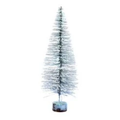 Vickerman Flocked Village Slim Tabletop Artificial Christmas Tree -Christmas Trees Sales Store unnamed file 8896
