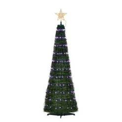 Outsunny Pre-lit Slim Artificial Christmas Tree, Multi-Color RGB LED Light Holiday Home Xmas Decoration 15 Outsunny Pre-lit Slim Artificial Christmas Tree, Multi-Color RGB LED Light Holiday Home Xmas Decoration -Christmas Trees Sales Store unnamed file 8918