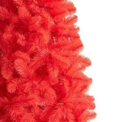 Treetopia Candy Apple Red 6 Foot Artificial Prelit Slim Narrow Christmas Tree Holiday Decoration with White LED Lights, Premium Stand, and Foot Pedal 6 Treetopia Candy Apple Red 6 Foot Artificial Prelit Slim Narrow Christmas Tree Holiday Decoration with White LED Lights, Premium Stand, and Foot Pedal -Christmas Trees Sales Store unnamed file 8949